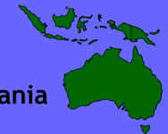 Map game Oceania utazs jtkok
